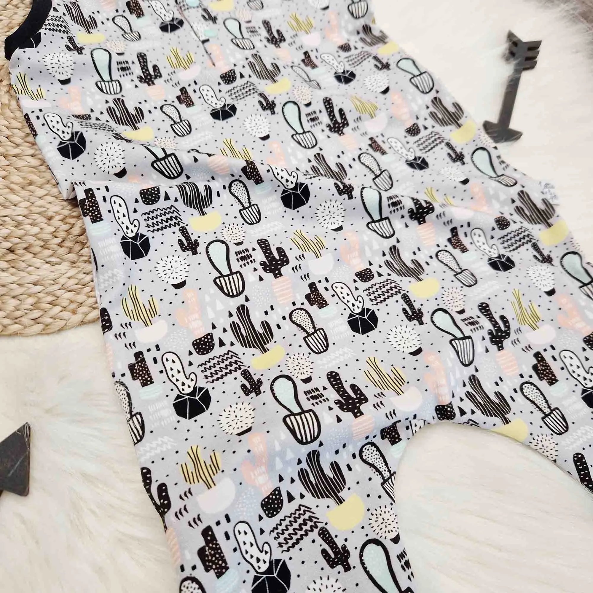 Lottie & Lysh toddler romper in cactus print