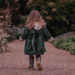 green and floral bunny jacket by lottie & lysh