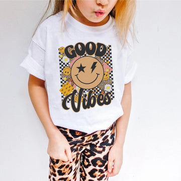Kids retro Printed slogan t-shirt by Lottie & Lysh. Printed in the UK