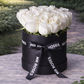 white rose hat box
