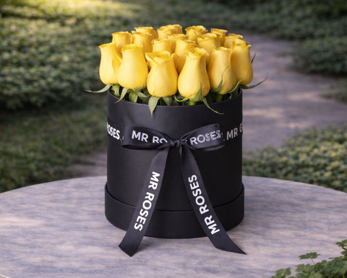 yellow roses hot box