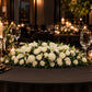 White Lilies, White Disbuds, & White Roses Centrepiece