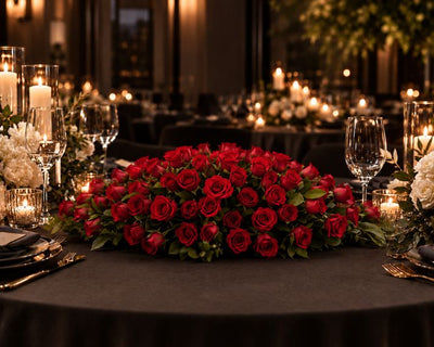 Red Rose Centrepiece