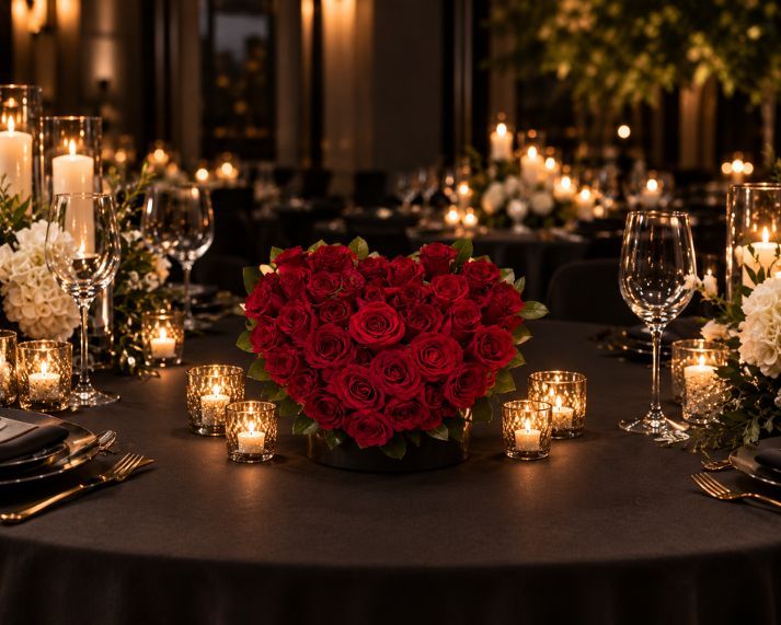 Red Roses Love Heart