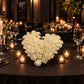 White Roses Love Heart