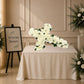 White Rose Funeral Flower Cross