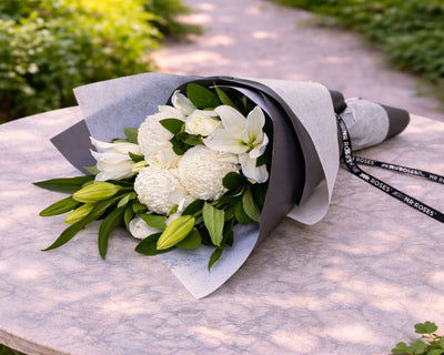 love and light flower bouquet