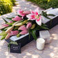 Lilies & Scented Candle