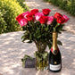 TAB Exclusive - 24 Long Stemmed Roses & Bollinger