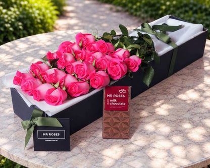 Pink Roses & Chocolates