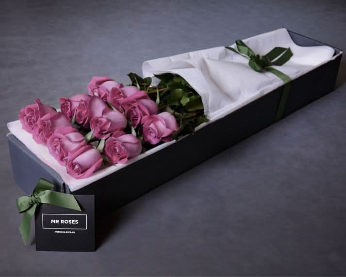 Long Stemmed Purple Roses