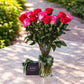 Long Stemmed Red & Pink Roses