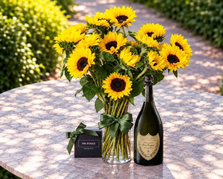 Sunflowers and Champagne