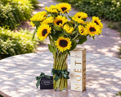 Sunflowers and Champagne