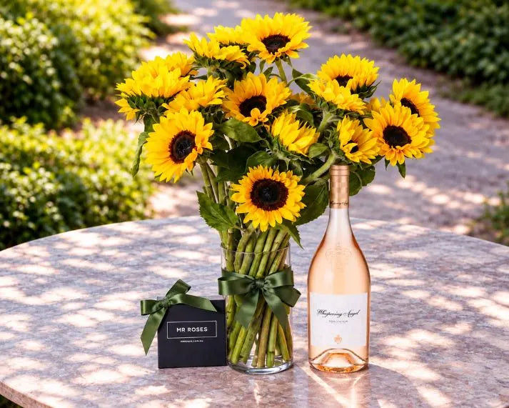 Sunflowers and Champagne