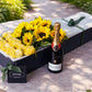 Sunflowers, Yellow Roses & Champagne