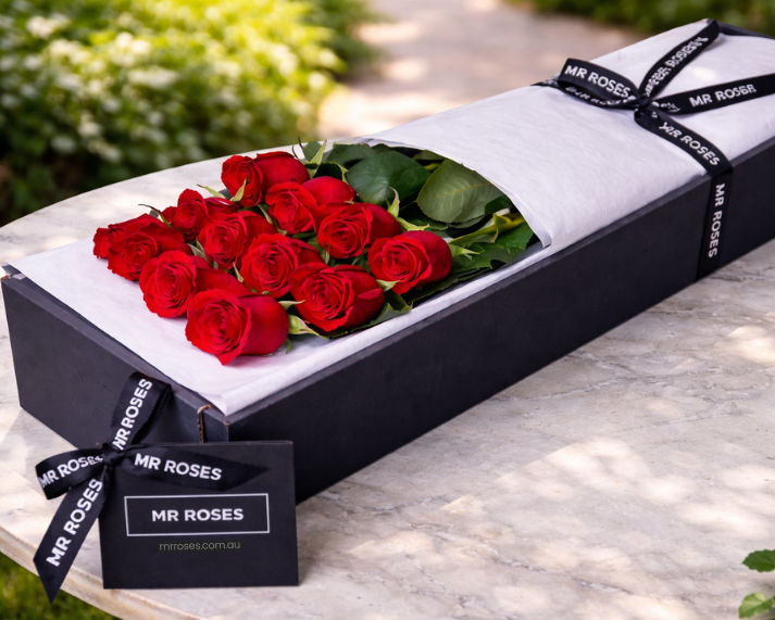 Valentine's Day Flowers Long Stemmed Red Roses