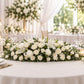White Lilies, White Disbuds, & White Roses Centrepiece