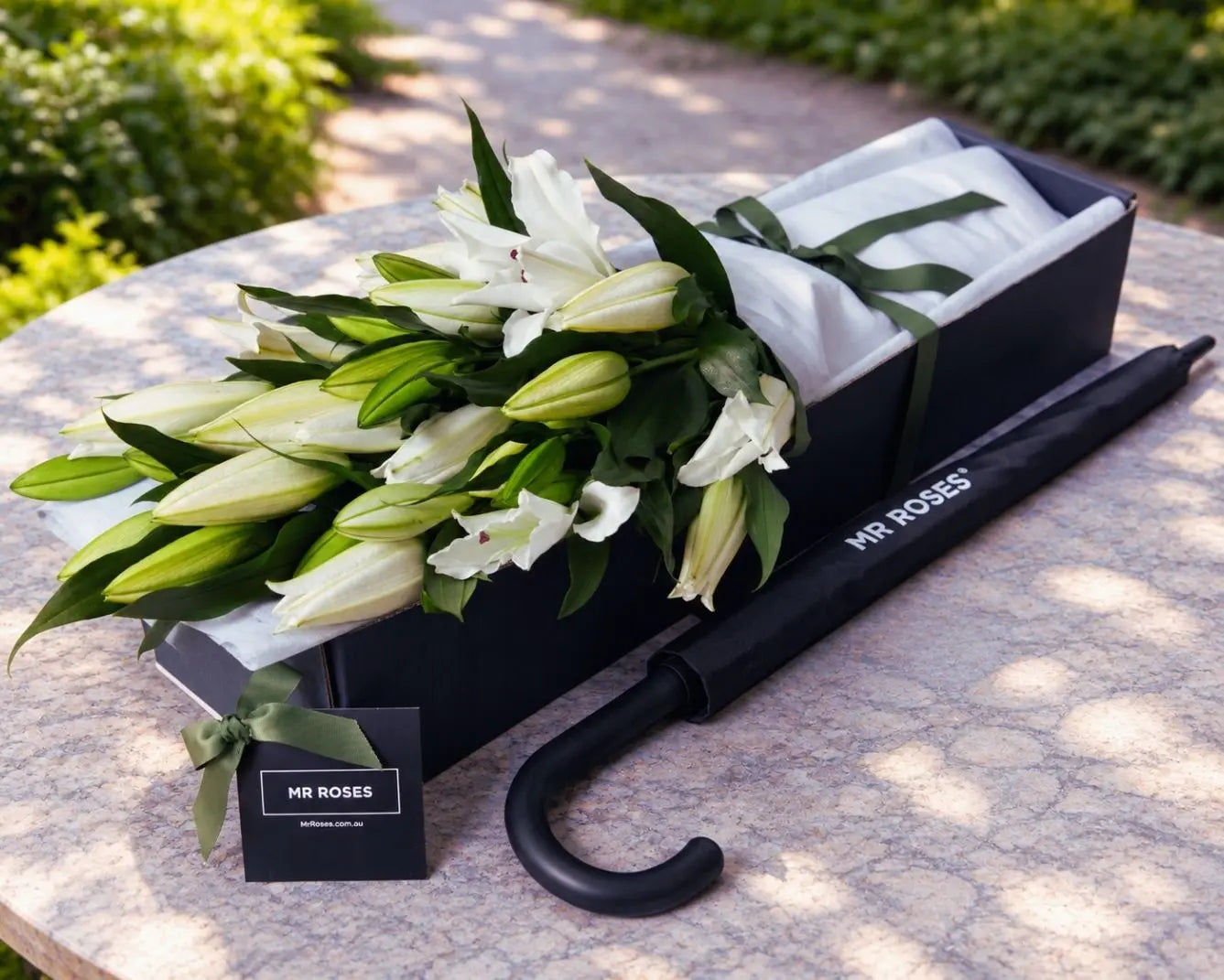 Lilies & Umbrella