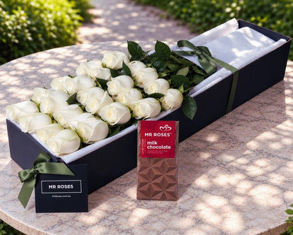White Roses & Chocolates