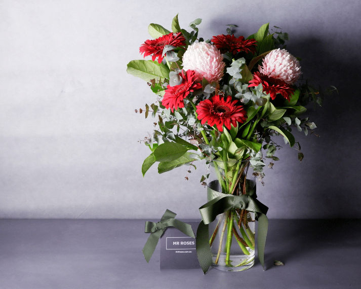 gerberas flowers in a vase