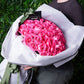 Signature Pink Rose Bouquet by Mr Roses