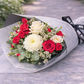 classic red and white bouquet