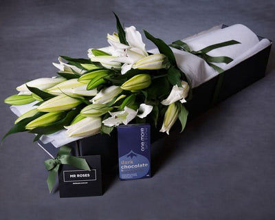 White Lilies & Chocolates