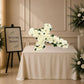 White Rose Funeral Flower Cross