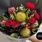 wild red enchantment bouquet customer photo