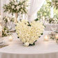 White Roses Love Heart