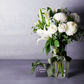 white chrysanthemum flower arrangement