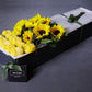 Sunflowers & Yellow Roses Flower Arrangement in Mr Roses Gift Box
