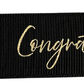 Congratulations Custom Gold Ribbon