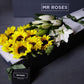 Sunflowers & White Lilies