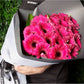 hot pink Gerbera flower bouquet