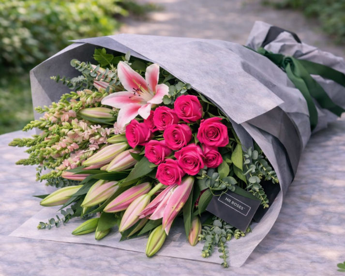 seasonal exquisite flower bouquet