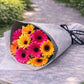 sunset gerbera bouquet