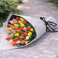 bouquet of mixed tulips