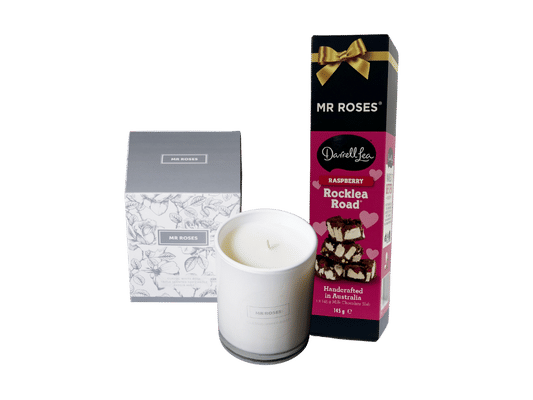 Valentine's Day Chocolate & Candle