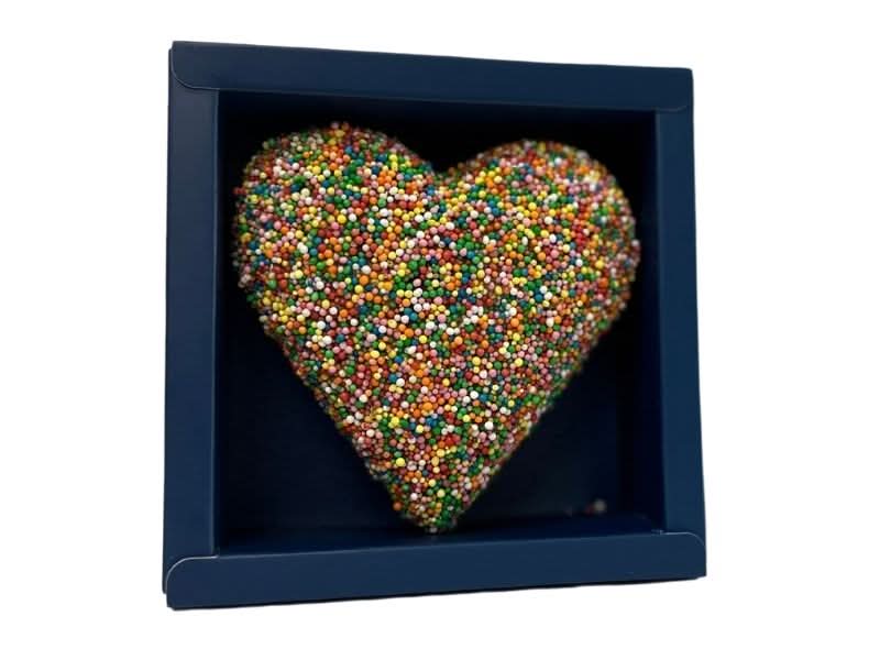 Delicious Chocolate Freckled Heart