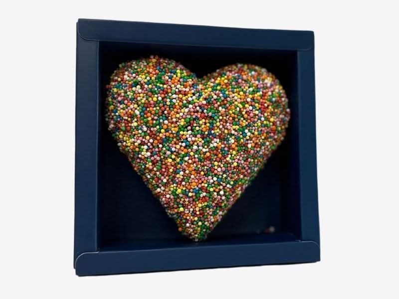 Delicious Chocolate Freckled Heart