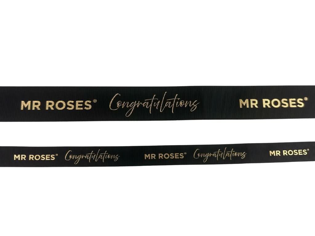 Congratulations Custom Gold Ribbon