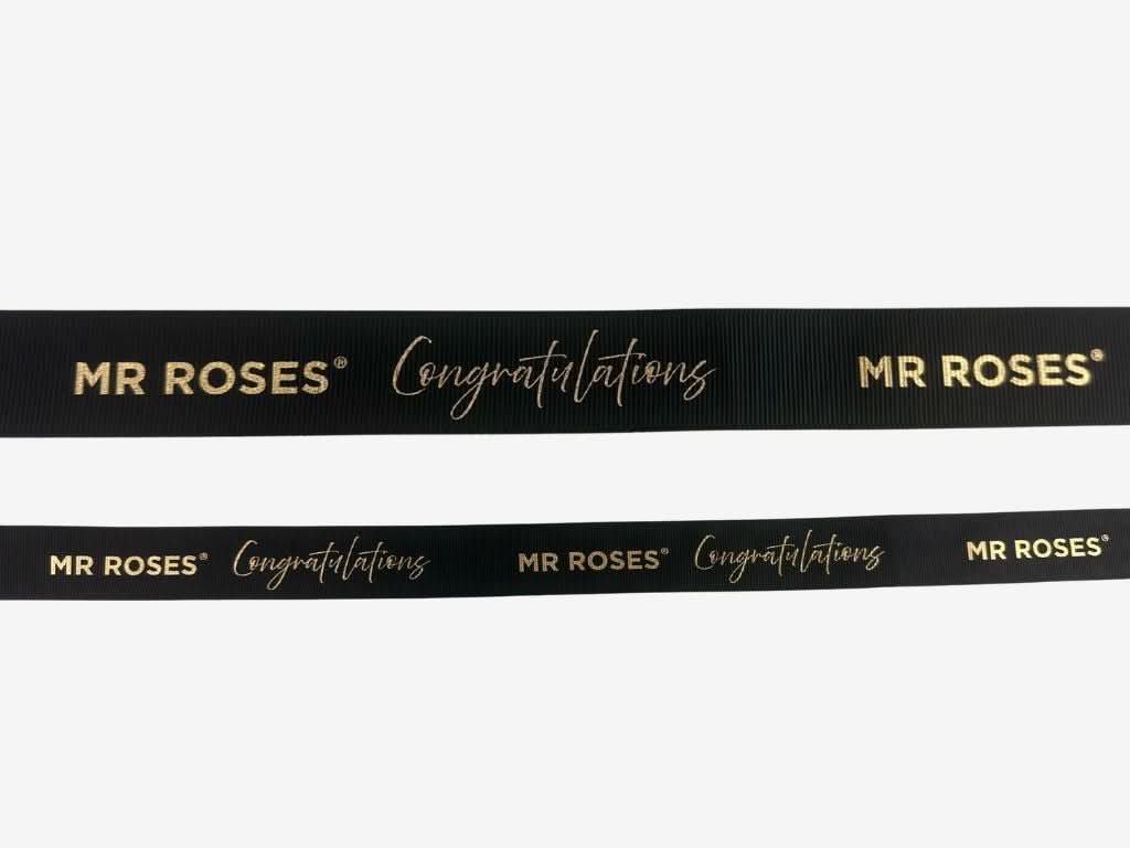 Congratulations Custom Gold Ribbon