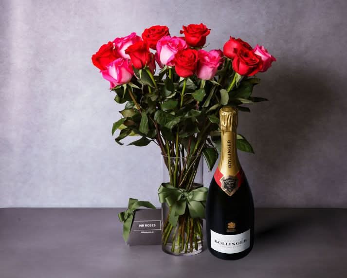TAB Exclusive - Long Stemmed Roses & Bollinger