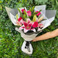 Fragrant pink lilies & pink roses