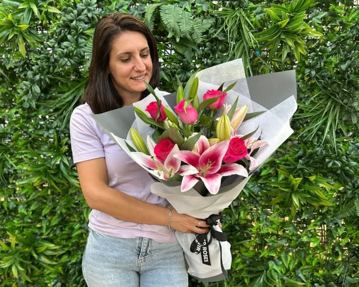 birthday flower bouquet for her