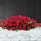 red rose table centerpiece 