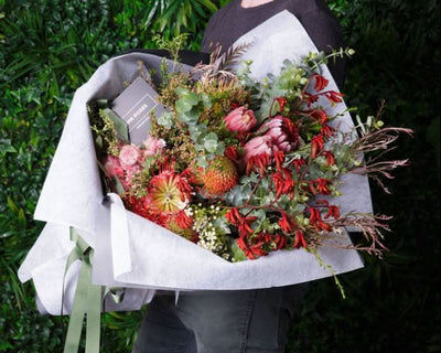 elegant australian native flower bouquet