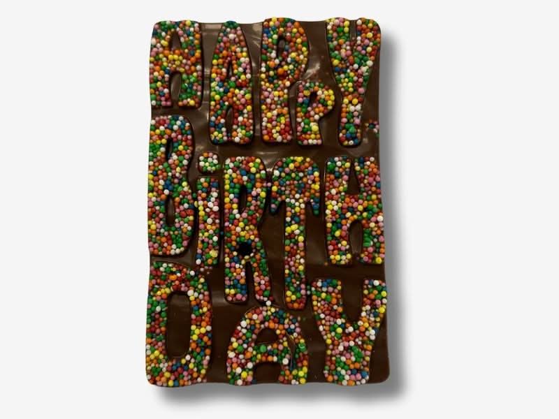 Happy Birthday Milk Chocolate Bar